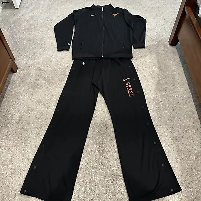 Nike Elite Texas Longhorns Basketball Warm Up Suit Joggers And Jacket Track Suit • $119