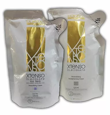 LOreal Xtenso Oleoshape Resistant Hair Cream BLUE 125ml + Neutralizing 125ml • $22.99