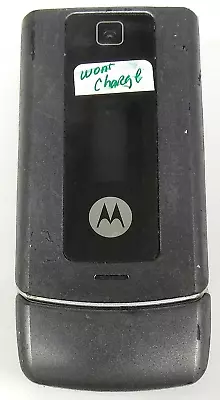 Motorola Moto W385 - Black And Gray ( Unknown CDMA Network ) Cellular Flip Phone • $5.09