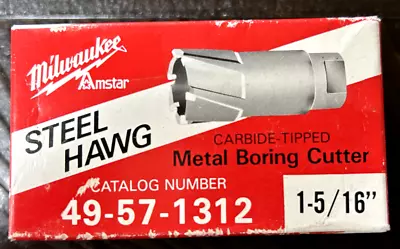 Milwaukee (49-57-1312)  1-5/16  Threaded Steel Hawg Cutter • $99.95