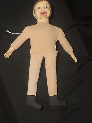 VINTAGE WILLIE TALK VENTRILOQUIST HORSMAN DOLL 23 - Pull String Mouth 1970s  • $10