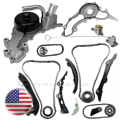 Water Pump Timing Chain Kit Fit Maserati Levante Quattroporte Ghibli S 3.0L V6 • $218.75