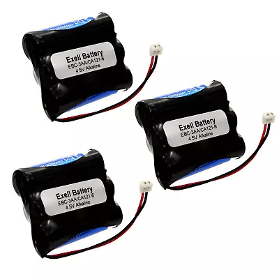 3x Exell 4.5V Door Lock Battery Fits VingCard Type 3 LCU Classic Mag • $24.95