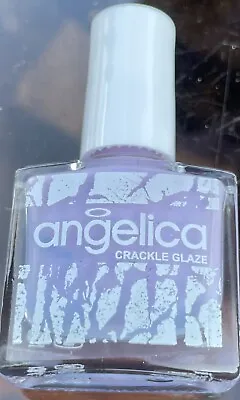 Angelica 10ml Lilac Purple Crackle Nail Polish Varnish FREEPOST • £3.25