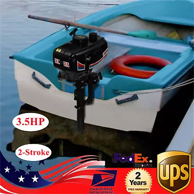 3.5HP Outboard Motor 2-Stroke Fishing Boat Dinghy Engine CDI Water-Cooled System • $246.05