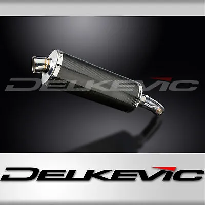 Kawasaki KLE650 Versys 2007-2014 Slip On 14  Oval Carbon Exhaust Muffler Kit • $244.95