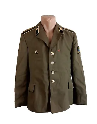 Military Dembel Jacket Railway Troops Uniform Army Vintage Old Soldier Rare • £39.06