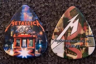 METALLICA Guitar Pick 40th SAN FRANCISCO 12/19/21 Tour Pic Pics Plectrum Anniver • $39.99