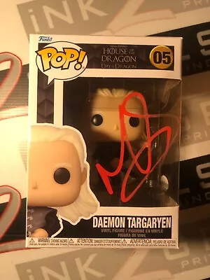 Matt Smith Autograph Daemon Targaryen Funko Pop ACOA House Of Dragon Thrones • $184.96
