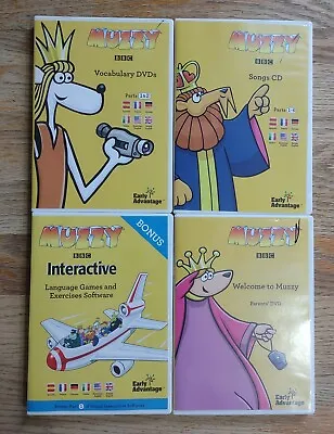 Muzzy Foreign Language Learning CD & DVD Lot Vocabulary Songs Interactive CD-ROM • $9.99