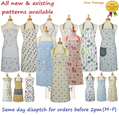 £3.99 • Buy Cooksmart Cotton Twill Apron With Pocket Chef Baking Kitchen Pinny Apron