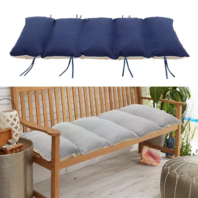 Removable Washable Swing Seat Cushion Bench Soft Mat Recliner Folding Chair Pad • £16.95