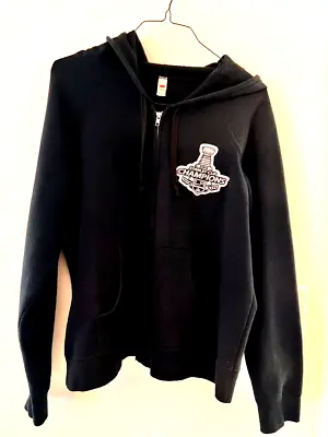 2014 Stanley Cup Champions L.a. Kings Black Zip Up Hooded Sweatshirt Jacket 2xl • $16.90