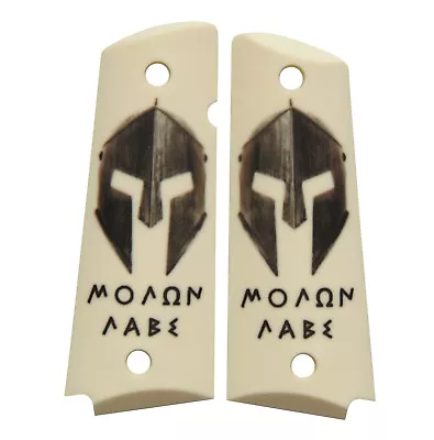 Molon Labe Spartan Sparta Leonidis Custom Full Size Government 1911 Grips • $74.99