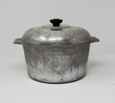 $74.99 • Buy Vintage Wagner Ware Sidney 0 Magnalite 4249 Dutch Oven Pot W/Lid - Cast Aluminum