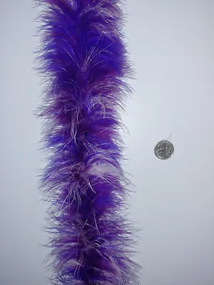 Multi-Purples Heavy Weight Marabou Feather Boa 72  (6ft) - NWOT • $9