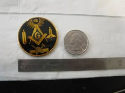 Masonic Medallion - Master Mason Symbol Compass/square/G Stone Mason • $7.50