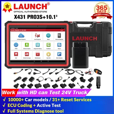 $969 • Buy 2023 LAUNCH X431 PRO3S+ Elite Car OBD2 Scanner Diagnostic Tool Key ECU Coding
