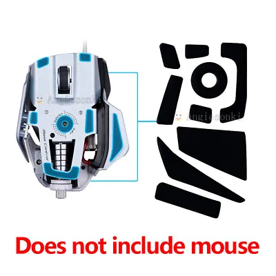 2X Mouse Feet Skates 0.6 MM For Saitek Cyborg R.A.T. (RAT) 3/5/7/9/MMO7 Mouse  • $9.99