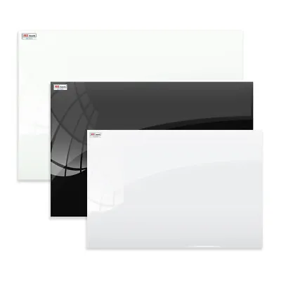 £58.85 • Buy Magnetic Glass Board Whiteboard Frameless Dry Wipe Tempered Glass Notice Board 