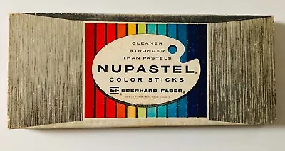 Vtg NUPASTEL Color Sticks Eberhard Faber 24 Colors Set 264 Made In USA Used • $25
