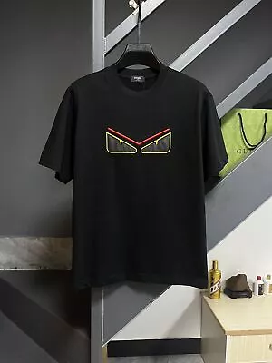 NEW Fashion Men'S White/black Short Sleeve T-shirt Size M/L • $58