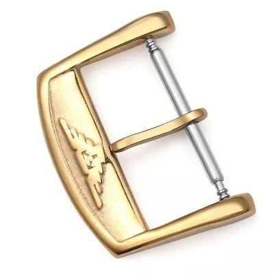 316L Stainless Steel Top Quality Watch Buckle 18mm For LONGINES Watch GOLD • £13.99