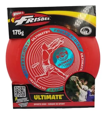 £15.49 • Buy Wham O Ultimate Frisbee 175g Sports Disc Player Approved Red Version New