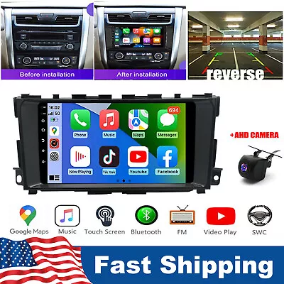 Fits Nissan Altima 2013-2018 Apple Carplay Radio Android 12 GPS NAVIGATION WIFI • $140