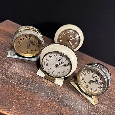 Vintage Westclox Lot (4) Big Ben Baby Ben Alarm Clocks 3 Working PRIORITY MAIL • $61.99