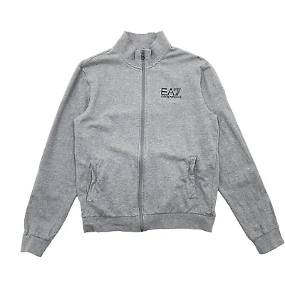 EA7 Emporio Armani Sweat Track Jacket | Vintage High End Designer Grey Medium • £40