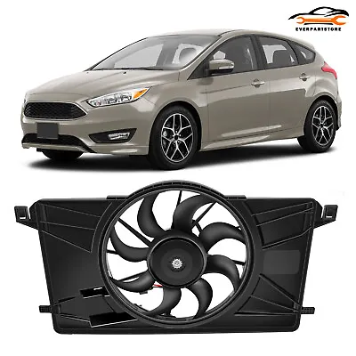 For 2012-2017 Ford Focus 4-Door 2.0L Electric Radiator Cooling Fan Assembly • $55.47