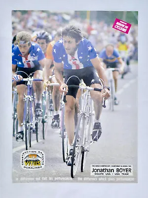 Jonathon Boyer Poster Vitus 979 82 World Championship 12  X 16  NOS • $90