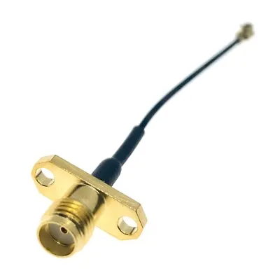 U.FL / IPX IPEX UFL Jack To SMA Female 2 Hole Flange Plug 1.13 Cable Connector • $5.13