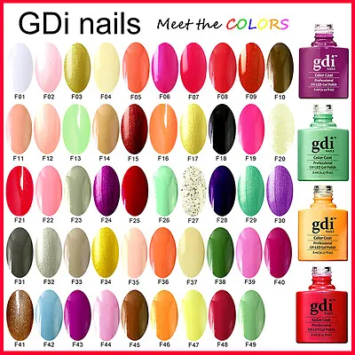 £3.50 • Buy UK GDi Nails UV LED Soak Off Gel Nail Polish Classic (F) Range Gel Nail VARNISH
