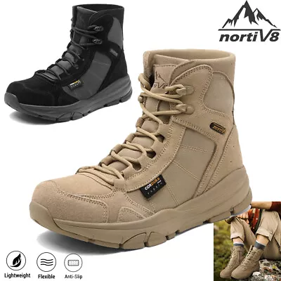 NORTIV 8 Men's Lightweight Military Tactical Combat Boots Breathable Shoes • $46.99