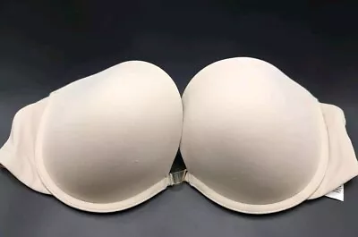 MARKS SPENCER M&S NUDE UNDERWIRE PUSH UP STRAPLESS MULTIWAY BRA UK 38C Vgc • £7.99