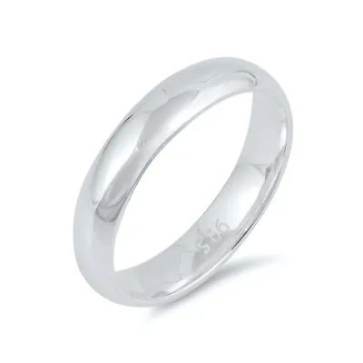 .925 Sterling Silver Wedding Band Comfort Fit Ring Genuine Wholesale Mens Womens • $56.50