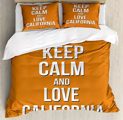 Keep Calm Duvet Cover Set Love California Map • £32.99