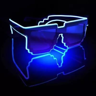 £7.99 • Buy LED Glasses Light Up Sunglasses For Nightclub,Halloween,Christmas,Party,Gift
