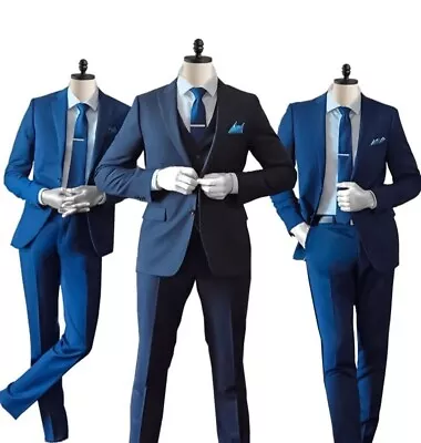 Men's Custom Made To Measure Suit Business Formal Wedding Hand Tailored Bespoke • $139