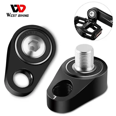 WEST BIKING Effort Saving Bike Pedal Adapters Bearing Conversion Magic Steppers • $22.47