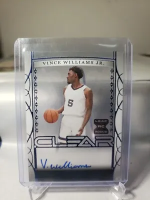 2023 Leaf Clear Rookie Autograph Vince Williams Jr No. Ca-vwj *vcu Rams* • $19.99