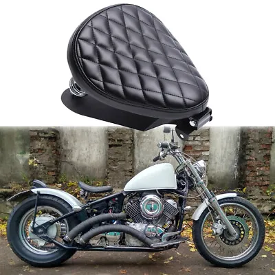 Bobber Motorcycle Solo Seat Spring W/Base For Yamaha XVS 400 650 950 1100 V-Star • $89.11