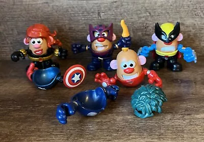 Marvel Avengers Mr Potato Head Mini Mixable Mashable Super Heroes LOT Some Wear • $18