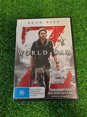 World War Z:-2013-brad Pitt-dvd-r4-vgc • $4