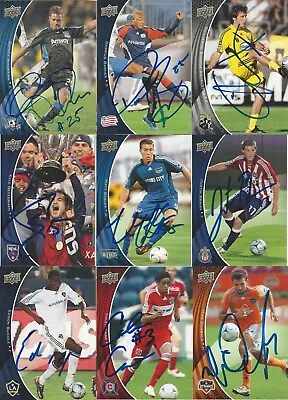 Autograph Signed 2010 Upper Deck Mls Soccer Cards *you Pick* *complete Your Set* • $3