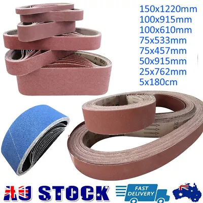 Sanding Belts Sander Sheet 100x914 610mm 75x533 457mm 150x1220mm P40-1000 Grits • $19.35