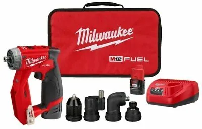 Milwaukee M12 2505-22 Fuel Cordless Drill Set - Red • $156