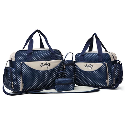 £21.26 • Buy 5 Pcs Baby Nappy Diaper Maternity Yummy Mummy Changing Bag Tote Set Wipe Clean